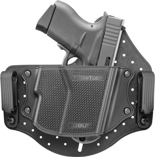 FOBUS HOLSTER UNIVERSAL IWB - SINGLE STACK S-COMPACT W/LASER - Image 3
