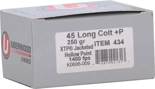 UNDERWOOD 45 LC +P 250GR - XTP JHP 20RD 10BX/CS - Image 2