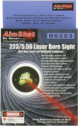 AIMSHOT BORE SIGHT .223 W/ - EXTERNAL BATTERY BOX RED - Image 2