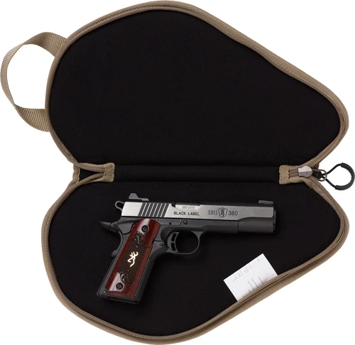 BROWNING RANGE PRO PISTOL RUG - 11" VINTAGE TAN W/2MAG POCKETS - Image 3