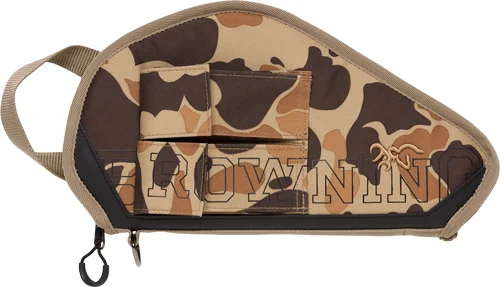 BROWNING RANGE PRO PISTOL RUG - 11" VINTAGE TAN W/2MAG POCKETS - Image 2