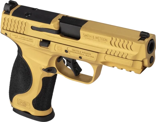 S&W M&P9 M2.0 METAL 9MM 4.25″ – 17-SHOT GOLD CERAKOTE - FREE SHIPPING - Image 3