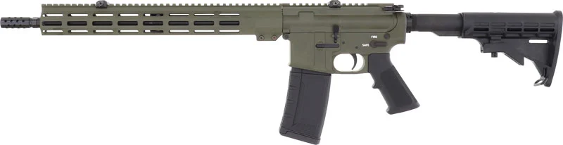 GLFA AR15 RIFLE 223 WYLDE – 16″ NIT BBL OD GREEN - FREE SHIPPING - Image 2