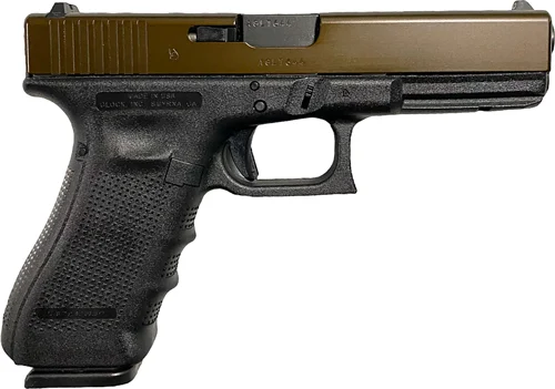 GLOCK 17 9MM GEN4 17RD FS - OIL RUBBED BRONZE PVD - Image 2