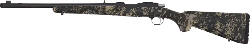 RUGER 77/357 357 MAGNUM - BLUE CAMO W/RINGS THREADED - Image 2