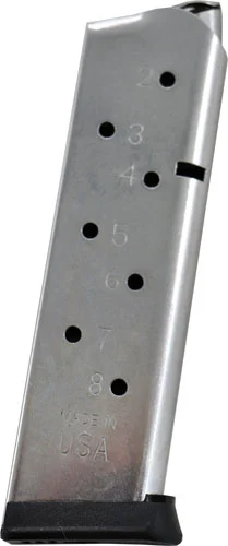 METALFORM MAGAZINE 1911 GOVT. - 45ACP 8RD S/S REMOVABLE BASE - Image 3
