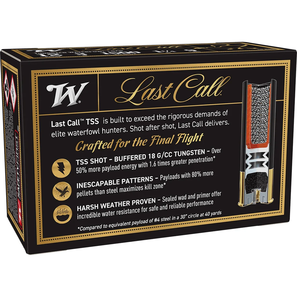 Winchester Last Call Double Shot Ammo 12 ga. 3 in. 1 1/4 oz 2.5 & 9 TSS 25 rd. - Image 3