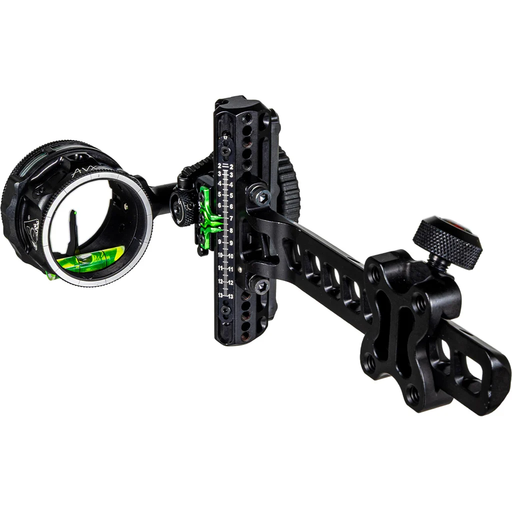 Axcel Driver Plus Slider Sight w/AVX-41 Scope Stealth BH .019 Green Fiber Single Pin RH - Image 2