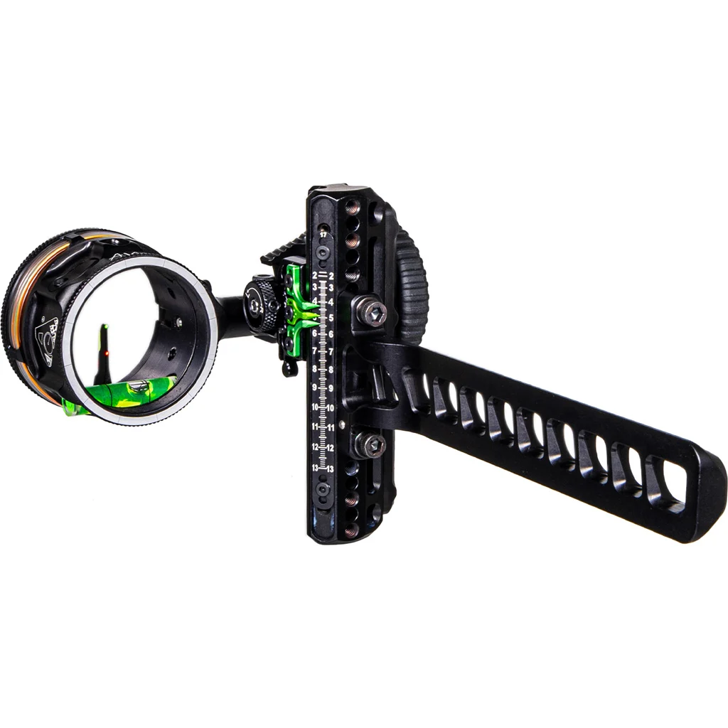 Axcel Driver Plus Slider Sight w/AVX-41 Scope Stealth BH .019 Green and Red Fiber Ranger Pin RH - Image 2