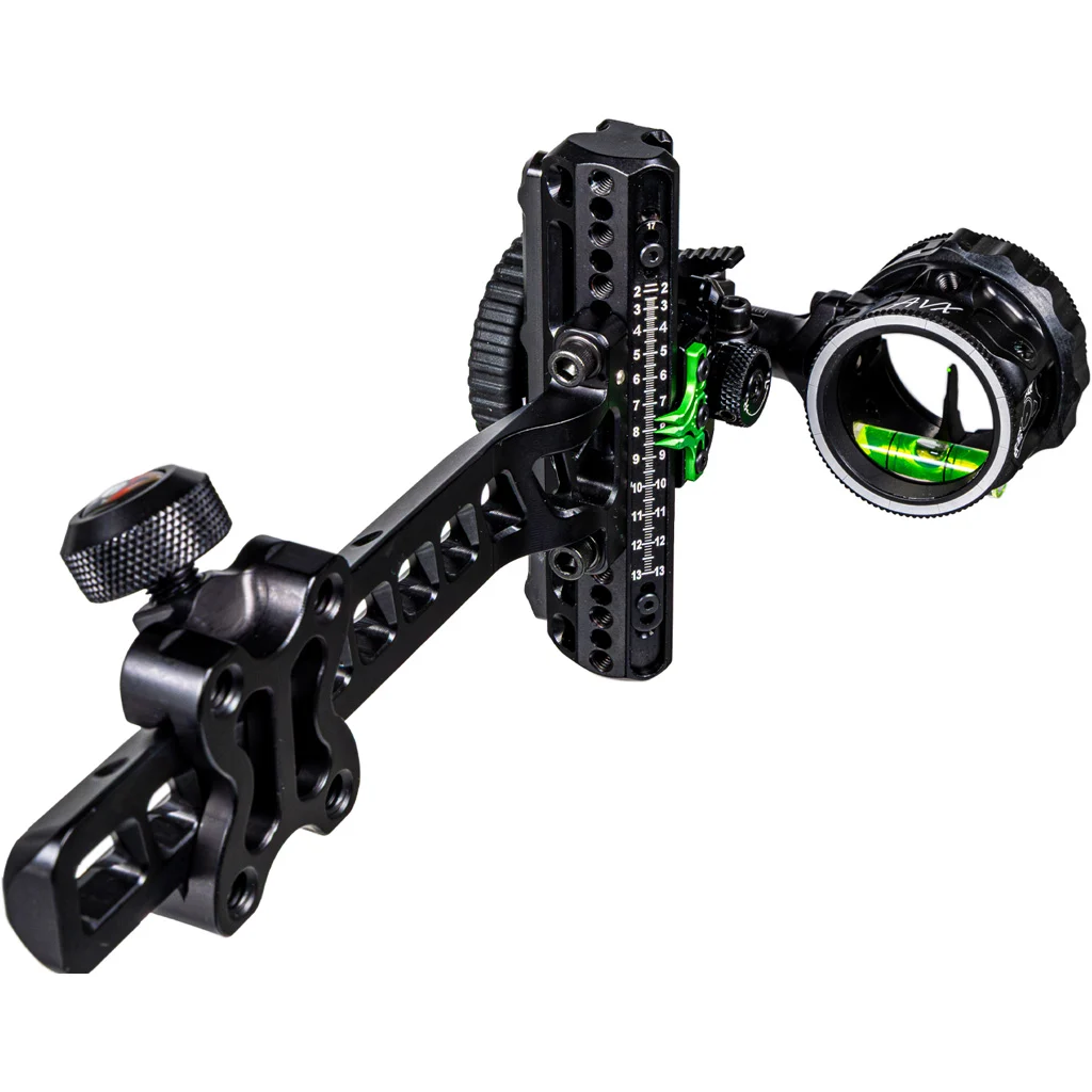 Axcel Driver Plus Slider Sight w/AVX-31 Scope Stealth BH .019 Green Fiber Single Pin LH - Image 2