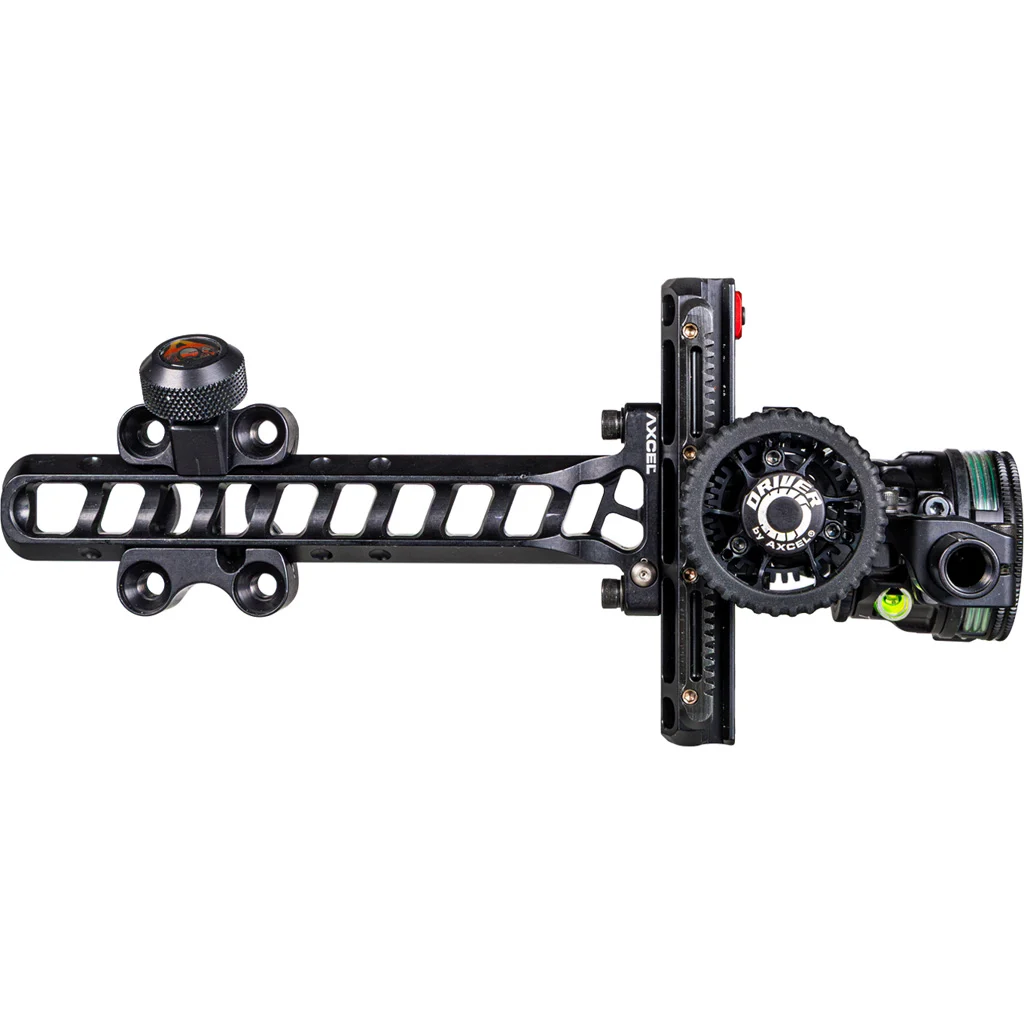 Axcel Driver Plus Slider Sight w/AVX-31 Scope Stealth BH .010 Green Fiber Single Pin RH - Image 2