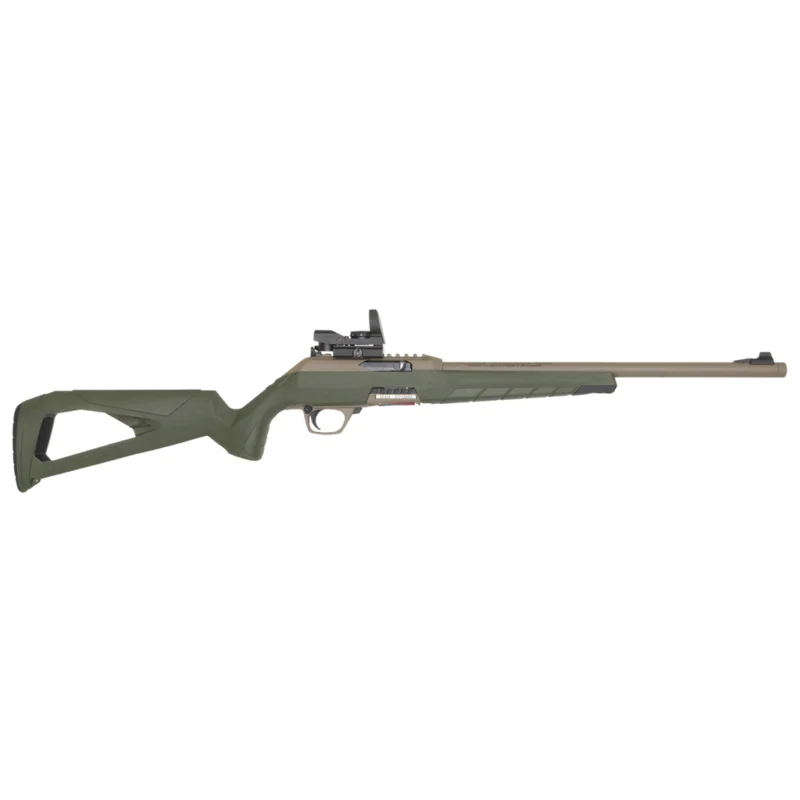 Winchester Wildcat Combo Rifle 22 LR. 16.5 in. Tan & OD Green with Reflex Sight - Image 3