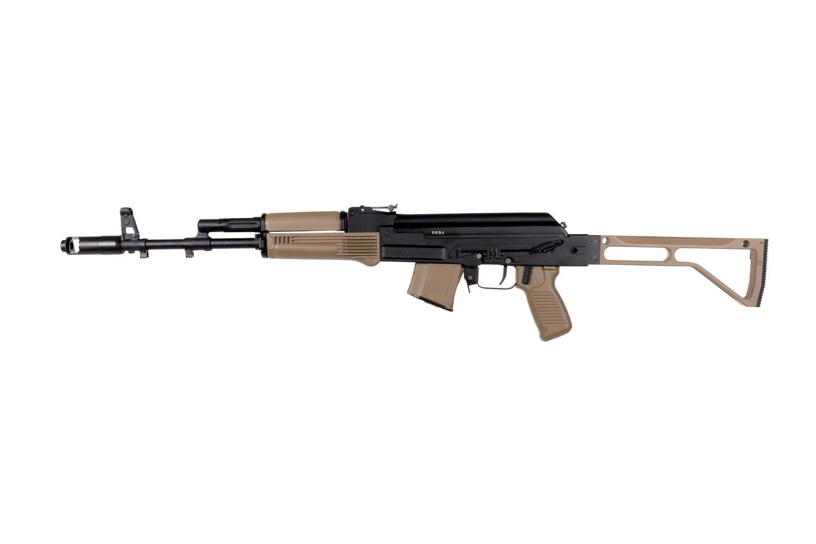 Arsenal SAM7SF 7.62x39mm Semi-Auto AK-47 FDE Rifle with Aluminum Side Folding Stock with Cheek Rest & QD Points - Image 2