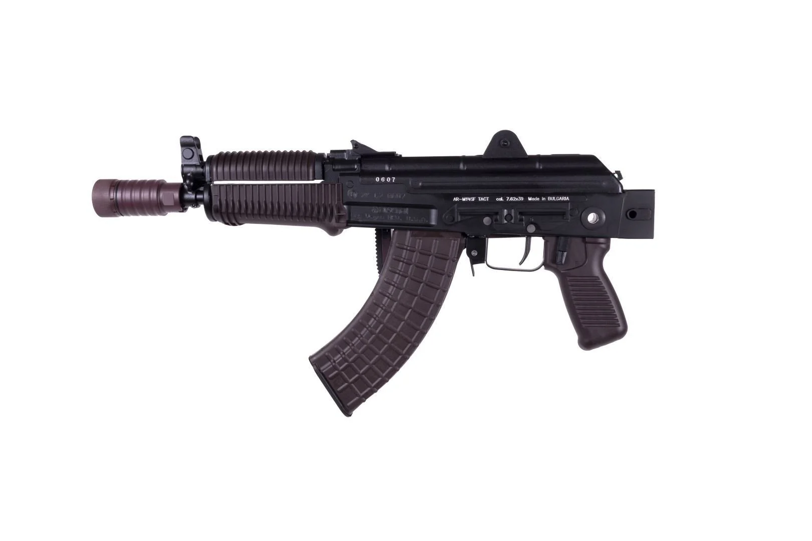 Arsenal Factory SBR AR-M14SF TACT 7.62x39mm Rifle Tactical Right-Side Folding Stock Plum - Image 3