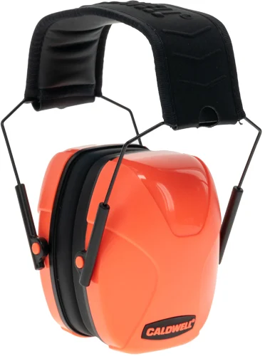 CALDWELL YOUTH PASSIVE EARMUFF - HOT CORAL