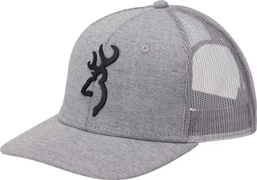 BROWNING CAP TURLEY BUCK MARK - LOGO GRAY ADJUSTABLE