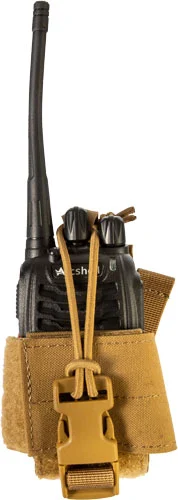 GREY GHOST GEAR RADIO POUCH - SMALL LAMINATE COYOTE BROWN - Image 2