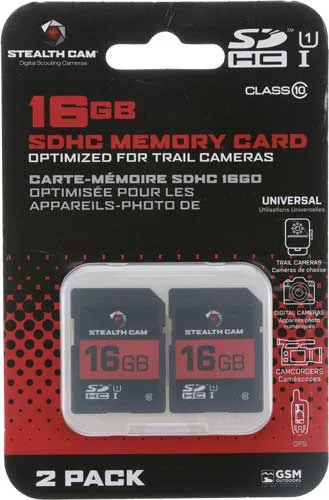 STEALTH CAM SDHC MEMORY CARD - 16GB 2PK SUPER SPEED CLASS 10 - Image 2