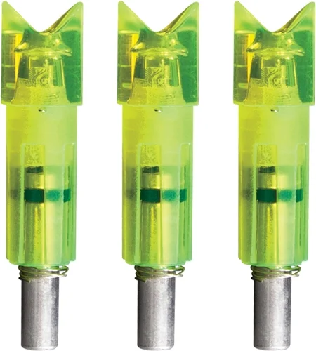 LUMENOK LIGHTED NOCK XBOW GRN - CRESCENT EASTON CARBON 3PK - Image 3
