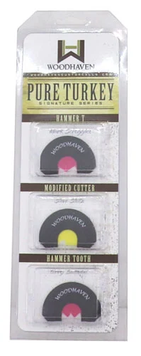 WOODHAVEN CUSTOM CALLS PURE - TURKEY 3-PACK MOUTH CALLS - Image 2