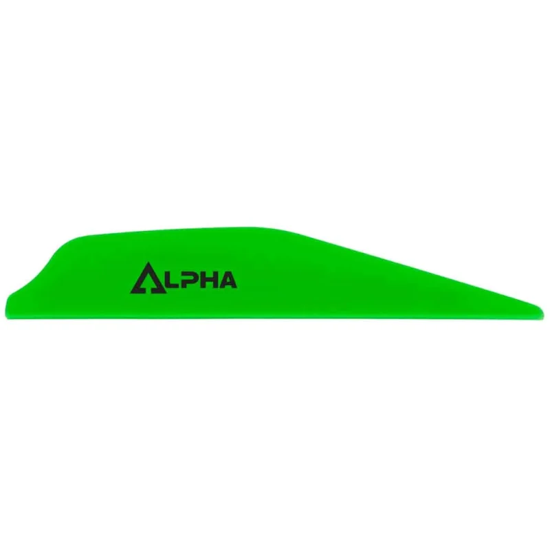 Bohning Alpha Vanes Neon Green 100 pk. - Image 2