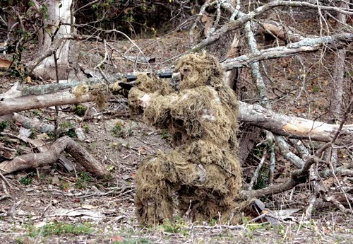 RED ROCK GHILLIE SUIT DESERT - 5 PIECE ADULT MEDIUM/LARGE - Image 2