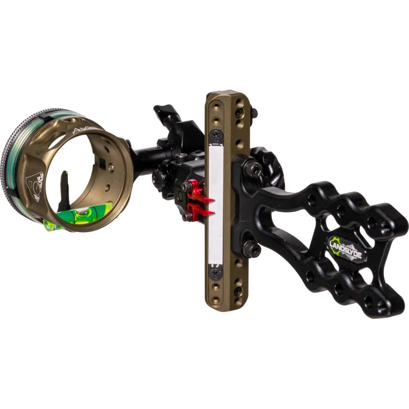 Axcel LANDSLYDE Slider Tactical Bowhunting Sight AVX-41 Scope 1 Pin .019 Green Fiber - Image 2