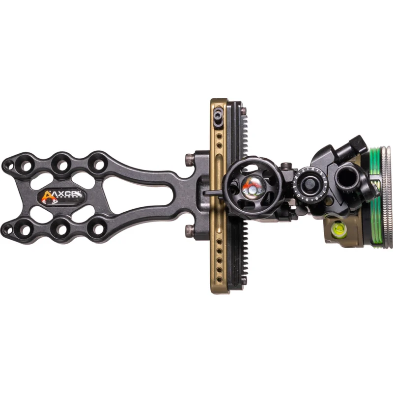 Axcel LANDSLYDE Slider Tactical Bowhunting Sight AVX-41 Scope 1 Pin .029 Green Fiber - Image 2