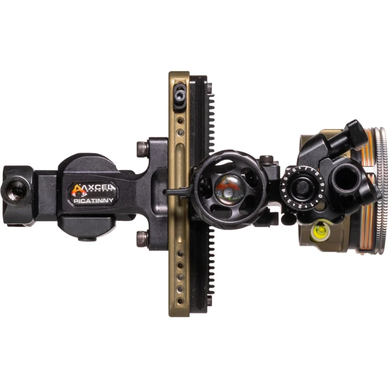 Axcel LANDSLYDE Picatinny Slider Sight Tac. BH AVX-41 Ranger DBL Pin .019 Gr./Red Fiber - Image 2