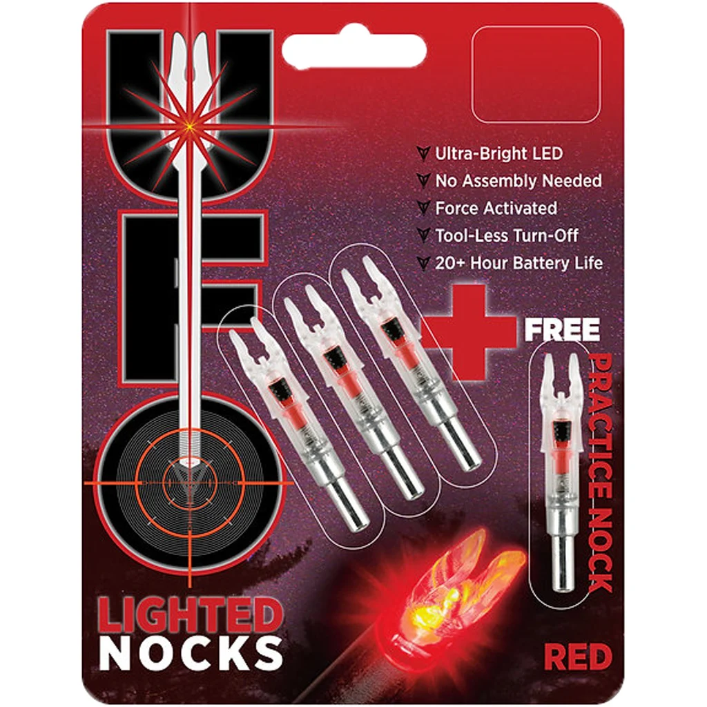 30-06 UFO Lighted Nock Red .244 3+1 BP - Image 2
