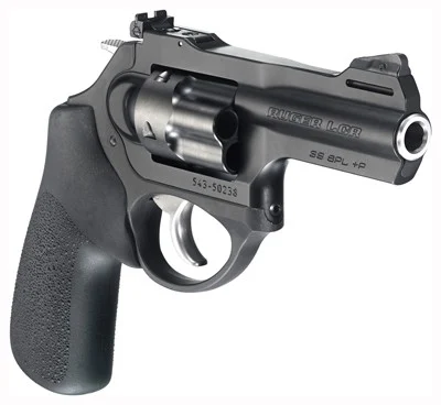 RUGER LCRx 38SPL+P 3" ADJ. - 5-SHOT MATTE HOGUE TAMER GRIP - Image 2