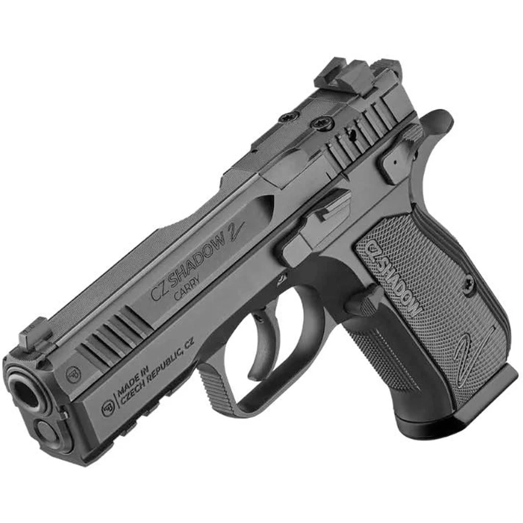 CZ Shadow 2 Carry Pistol 9 mm 4 in. Blk w/Decocker, Optics Ready 15 rd. - Image 3