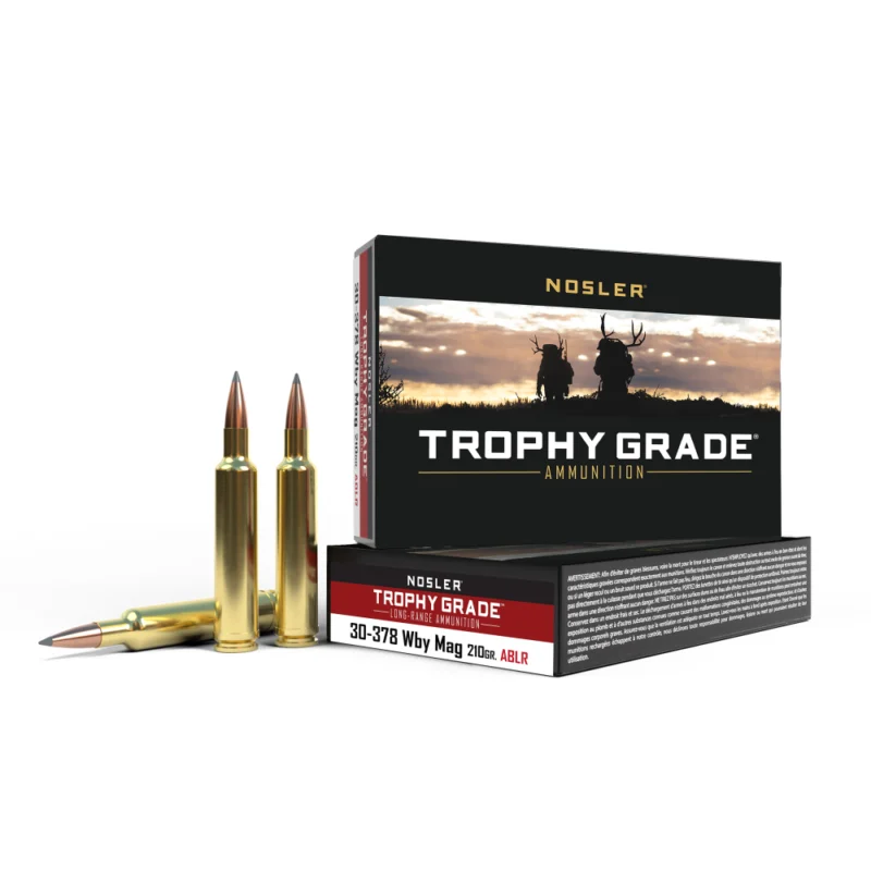 ler Accubond Long Range Trophy Grade Rifle Ammunition 30-378 Wby Mag 210 Gr PT 3040 Fps 20/ct Ammo