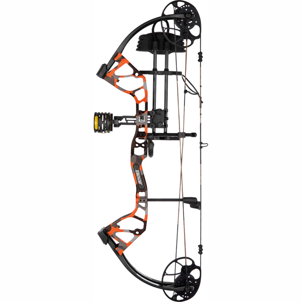 Bear Royale RTH Bow Package Fred Bear Fire/Black 50 lbs. RH - Image 2