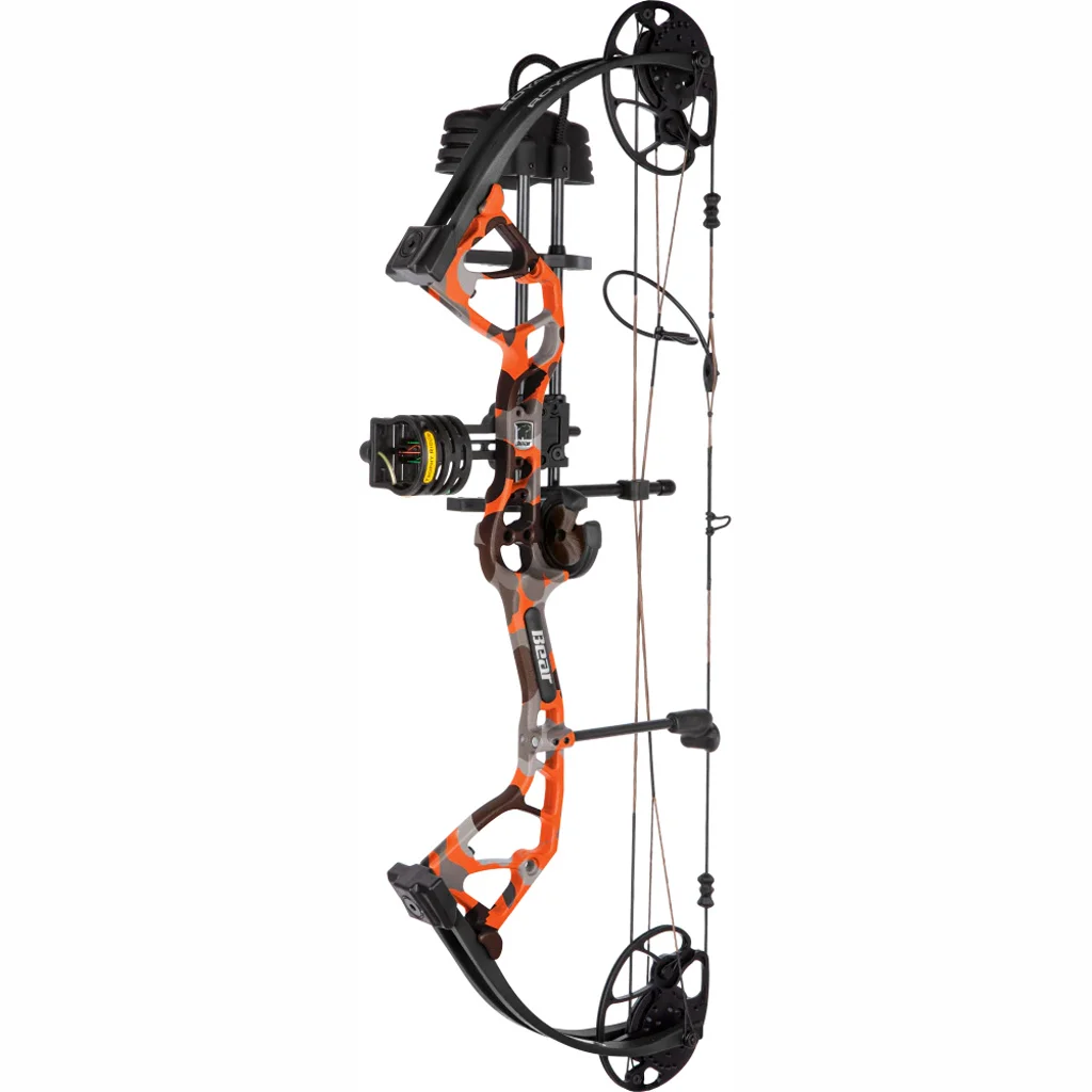 Bear Royale RTH Bow Package Fred Bear Fire/Black 50 lbs. RH - Image 3