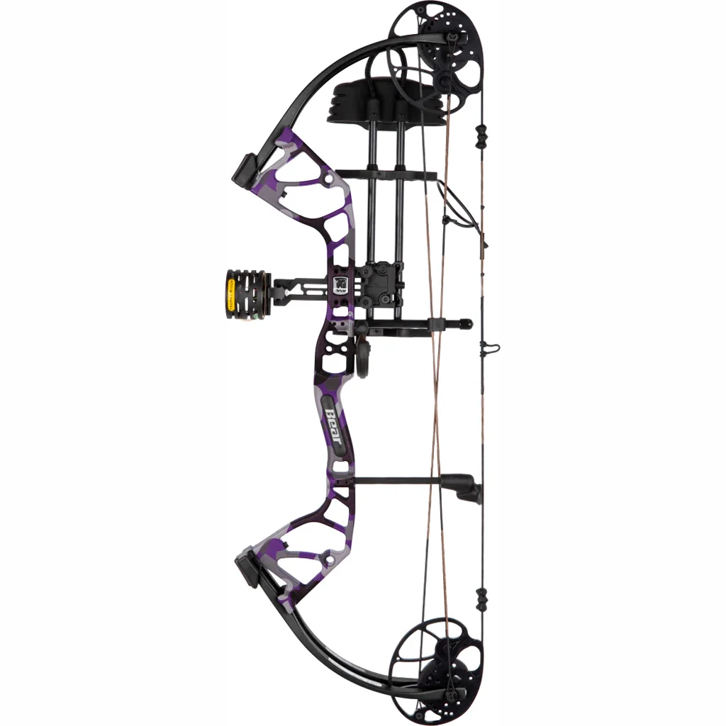 Bear Royale RTH Bow Package Fred Bear Twilight/Black 50 lbs. RH - Image 3