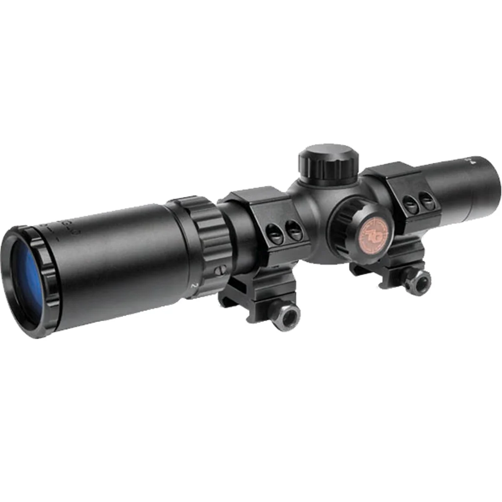 TruGlo TruBrite 30 Hunter Scope Black 1-4x24 30mm - Image 2