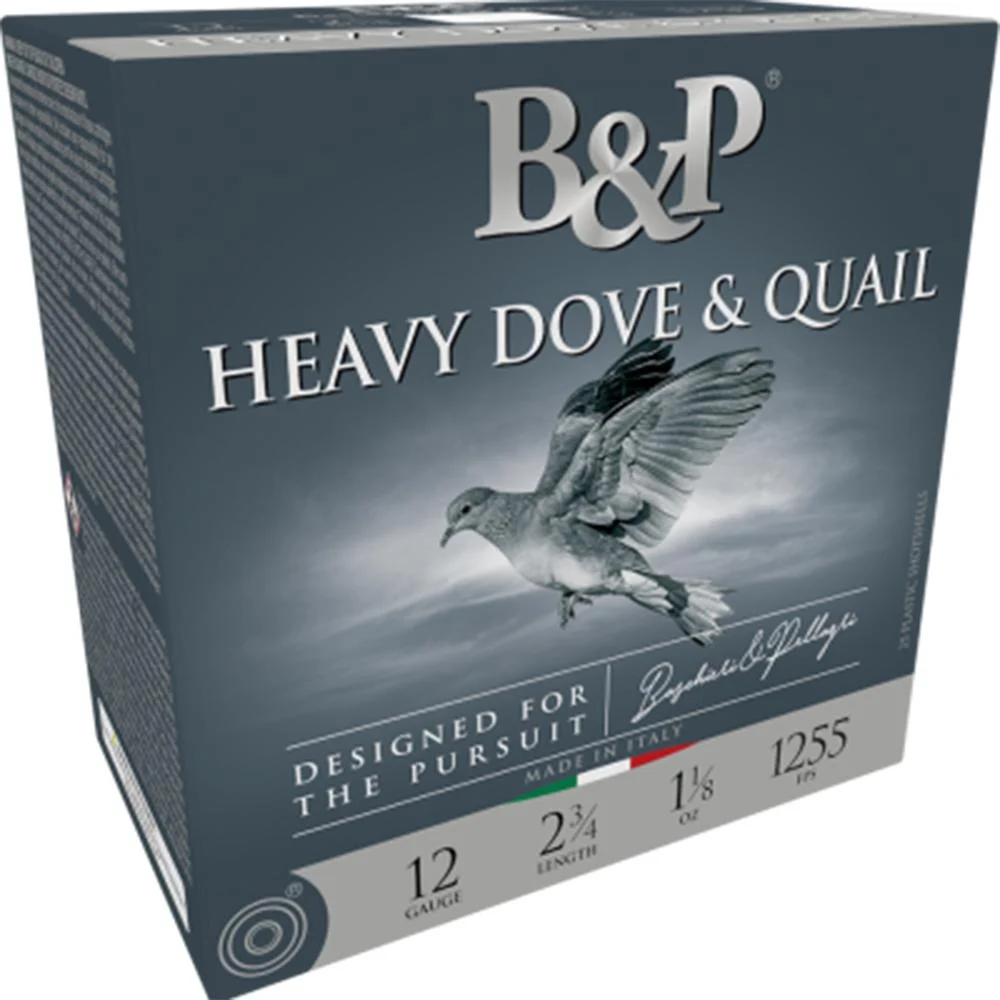  Dove & Quail Shotshells 12 Ga 2-3/4 In 1-1/8 Oz-#6 1255 Fps 25/ct Ammo