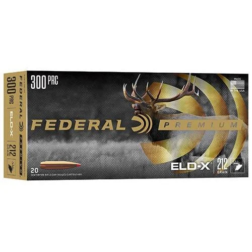 eral Premium ELD-X Rifle Ammunition 300 PRC 212gr PT 2860 Fps 20/ct Ammo