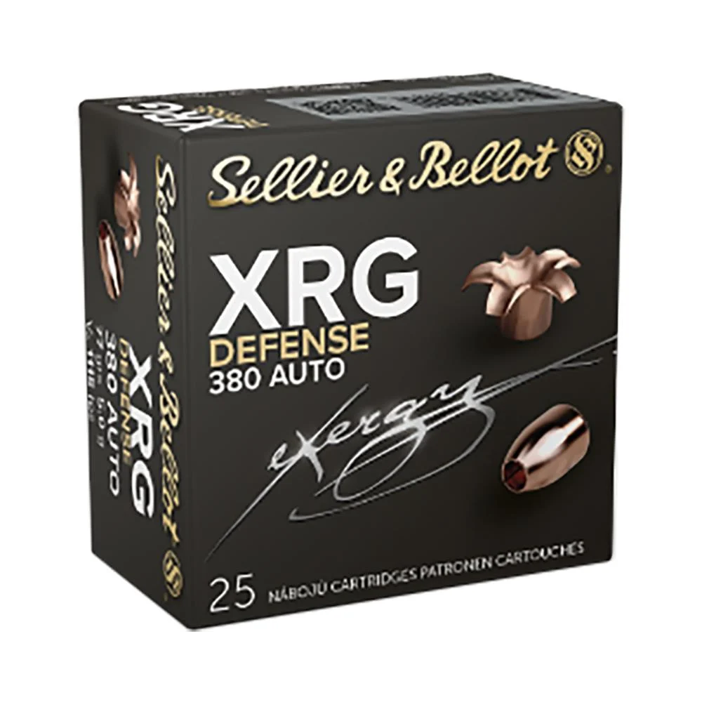 lier & Bellot XRG Defense Handgun Ammunition 380 ACP 77gr HP 1116 Fps 25/ct Ammo