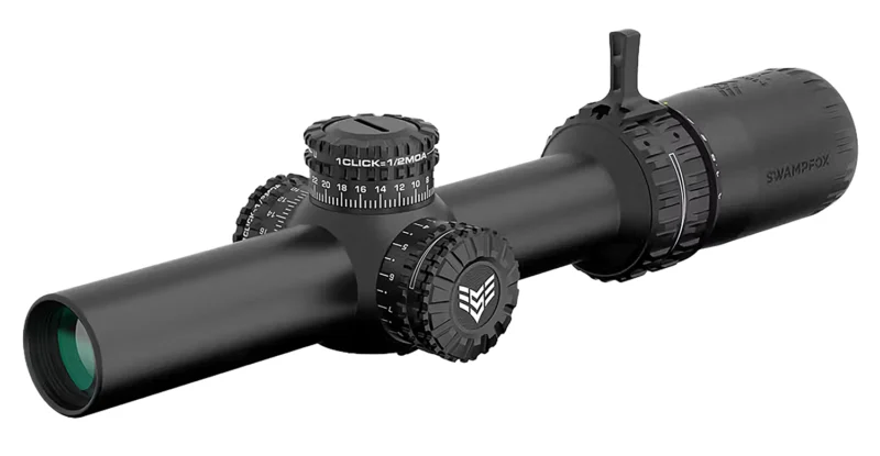 Swampfox Optics ARH11024RL Arrowhead Black 1-10x24mm 30mm Tube Guerrilla Dot MIL Red Reticle