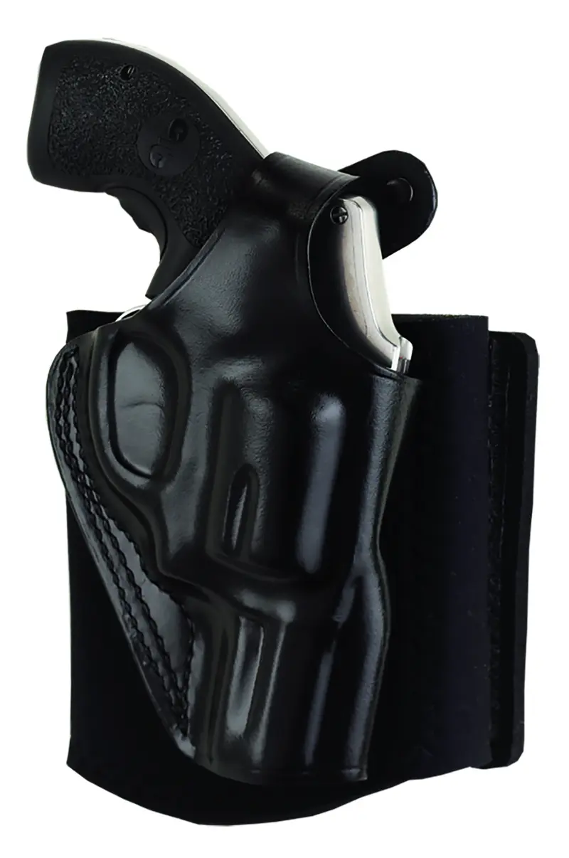 Galco AG870RB Ankle Glove Size Fits Ankles up to 13" Black Leather Hook Loop Fits Sig P365 Fits Sig P365XL Right Hand