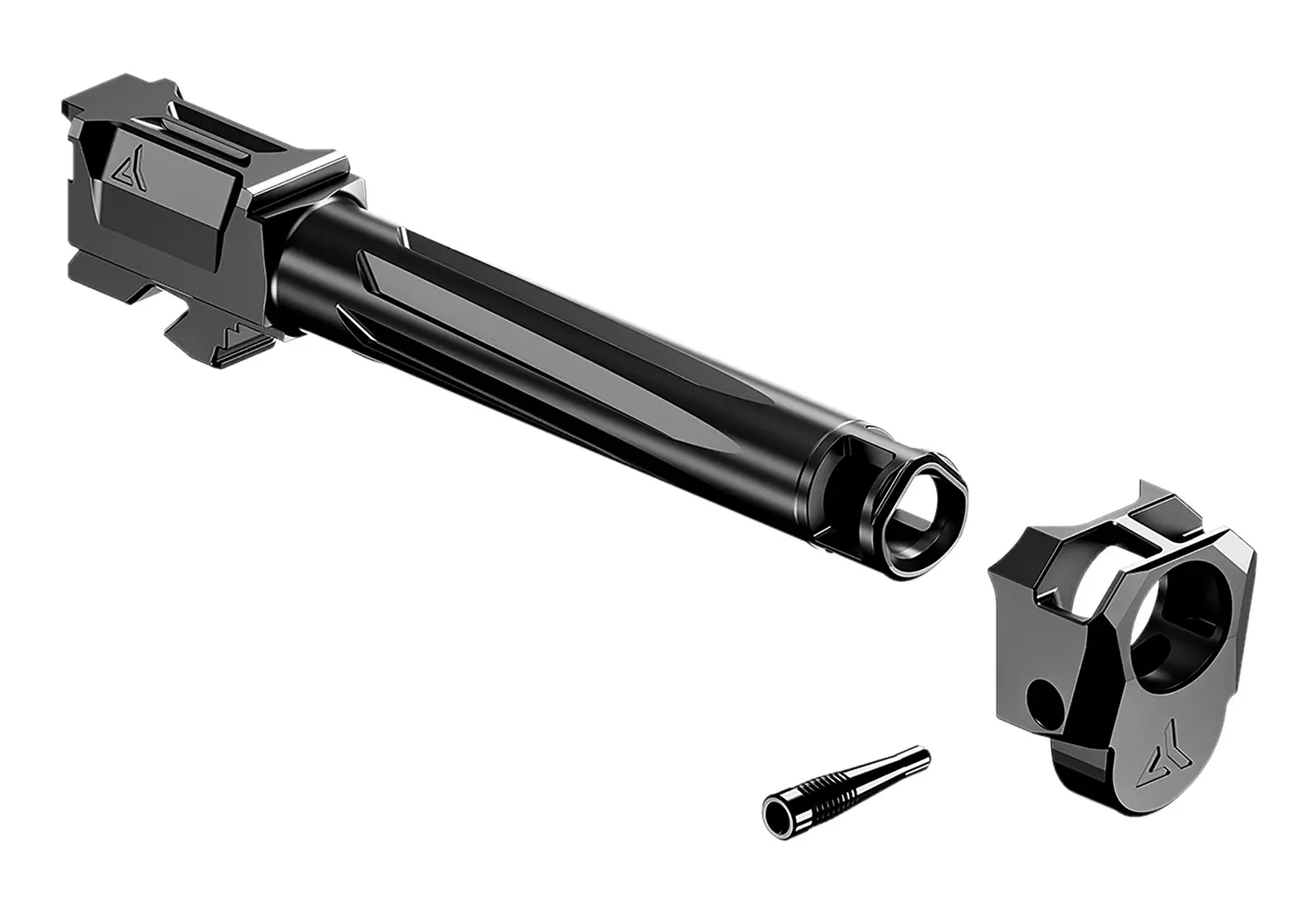 Radian Weapons R0881 Ramjet Afterburner Combo 9mm Luger Compatible w/Glock 17 Gen3 Black Stainless Steel