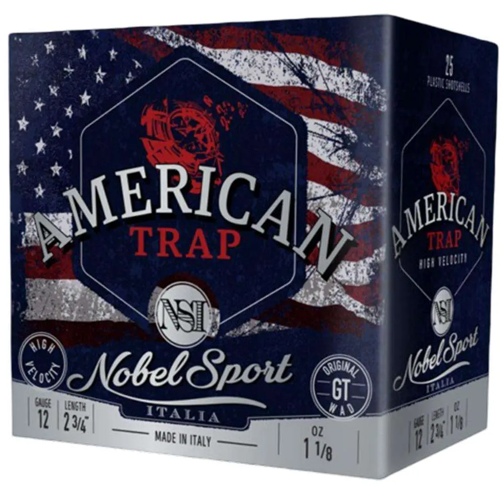 Noble NSI Target Nobel Speed Shotshell 12 ga 2-3/4" 1-1/8 oz 1300 fps #8 25/ct