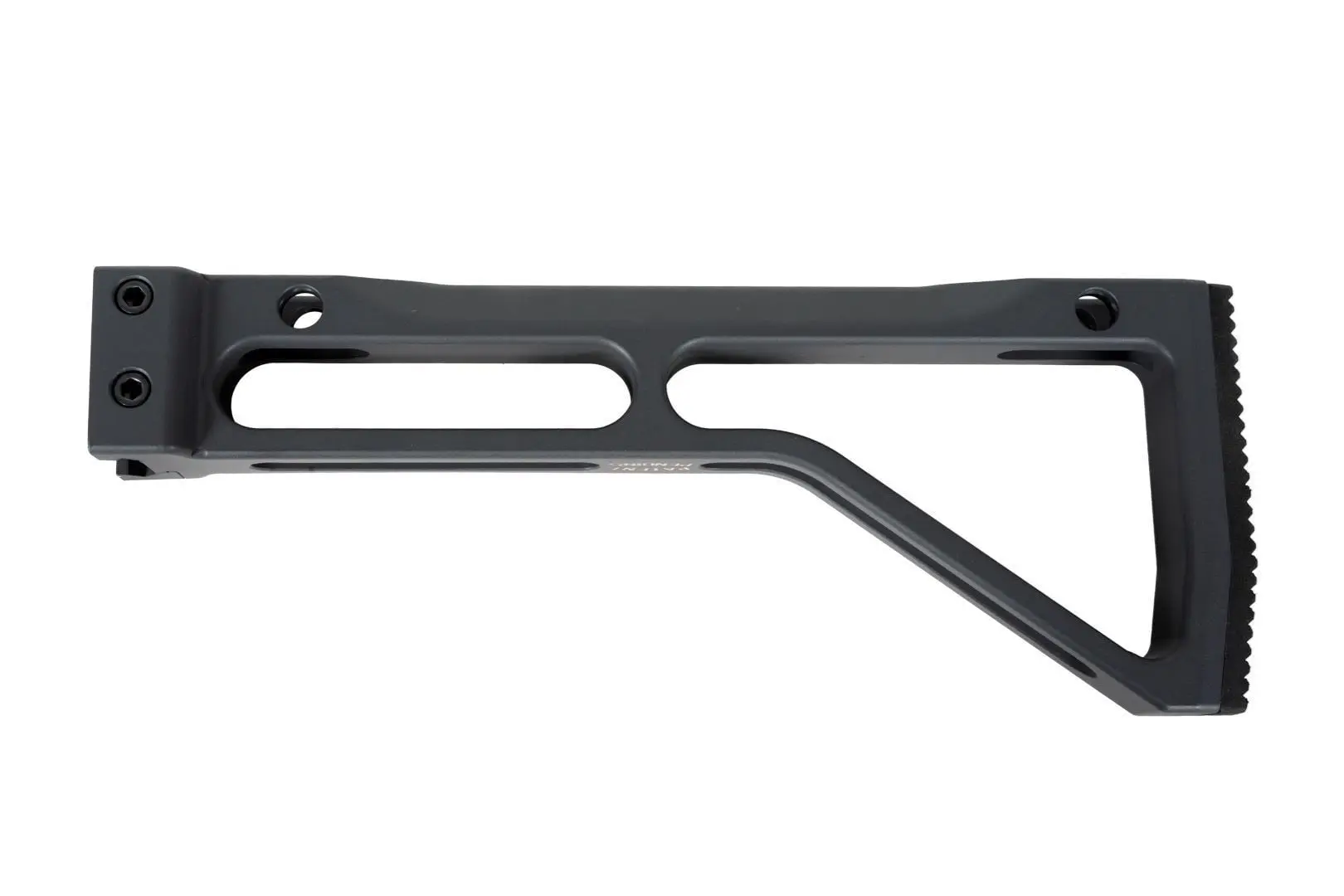 Arsenal CNC Machined Aluminum Tactical Buttstock Assembly 1913 Picatinny Attachment Gray