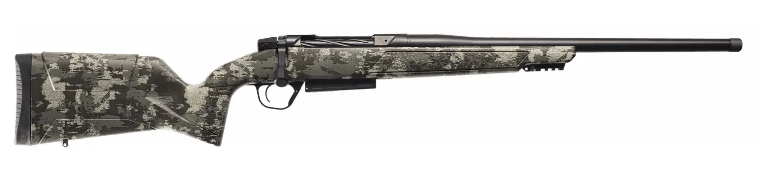 Christensen Arms 801-15037-02 Evoke Hunter 7mm BC 4+1 16.25" Black Cerakote Threaded Barrel, Receiver Forend w/Picatinny Rail, Brush Camo Fixed Synthetic Stock