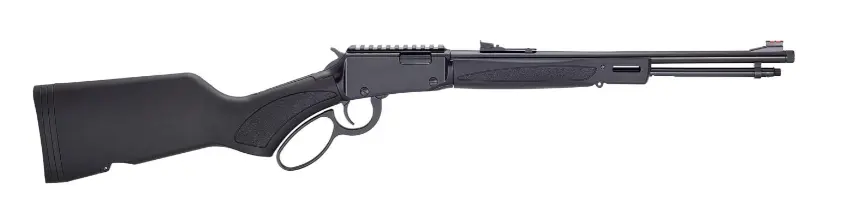 HENRY H1 X MODEL LEVER RIFLE RIL 22 WMR 16.5 IN BBL BLUE/ SYN PG 10 RD