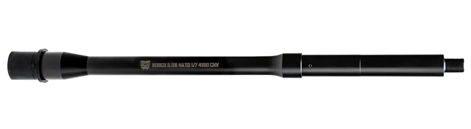 Rosco Manufacturing BL-16-GVT-556-7-M Bloodline 5.56 NATO 16" Nitride 4150 CMV Barrel
