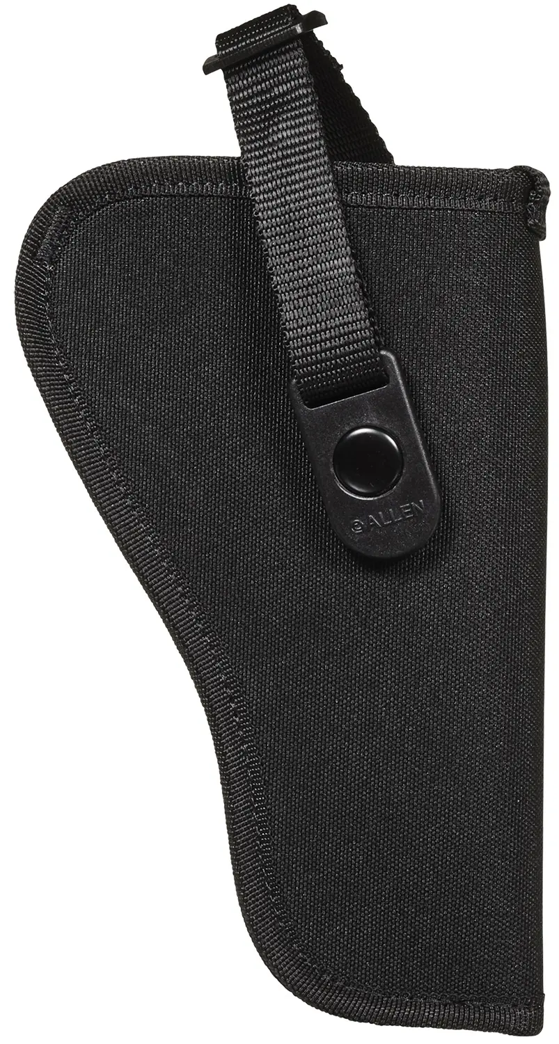 Allen 44802 Cortez Size 02 OWB Style Black Polyester, Adjustable Strap Belt Loop Mount Type fits 3-4" Barrel Medium-Large DA Revolver Right Hand
