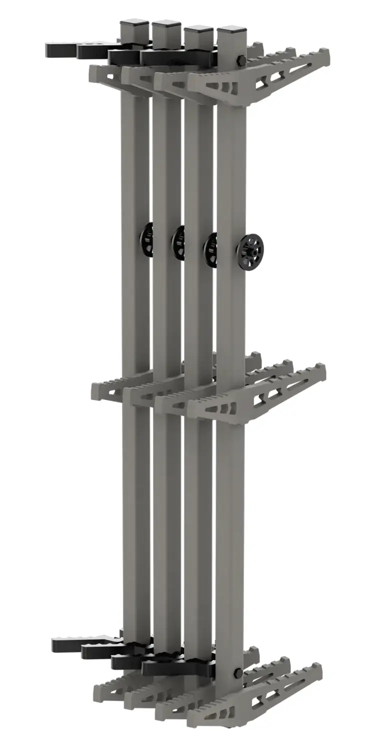 Novix/american Pride NX-4PCDW Double-Step Climbing Sticks Classic Aluminum 32" Long 9" Wide 4 Pack